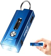 BORUIT A1 Mini Keychain Flashlight with Clip, Magnetic and Sidelight | Small Flashlights Powerful...