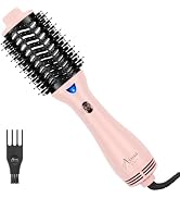 Aima Beauty Blow Dryer Brush - Ionic Ceramic Hot Air Brush for Frizz-Free Straightening & Volumin...