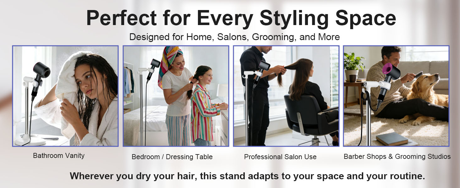hair dryer stand