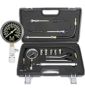 BETOOLL 13pcs Compression Tester with Spark Plug Tester - 300PSI Engine Cylinder Compression Gaug...