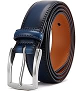 DOOPAI Mens Dress Belt - Genuine Leather Dress Belts For Men,Casual Suit Jeans Belt-Single Prong ...