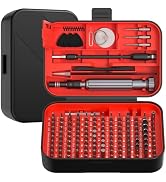 RARTOP Precision Screwdriver Set, 150 in 1 Mini Screwdriver Set Tool, Red | Sturdy Bits, Magnetic...