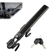 NOEAIKE Steering Wheel Lock - Heavy Duty Anti-Theft Car Device with Double Hooks Design for Enhan...