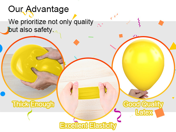 yellow balloons
