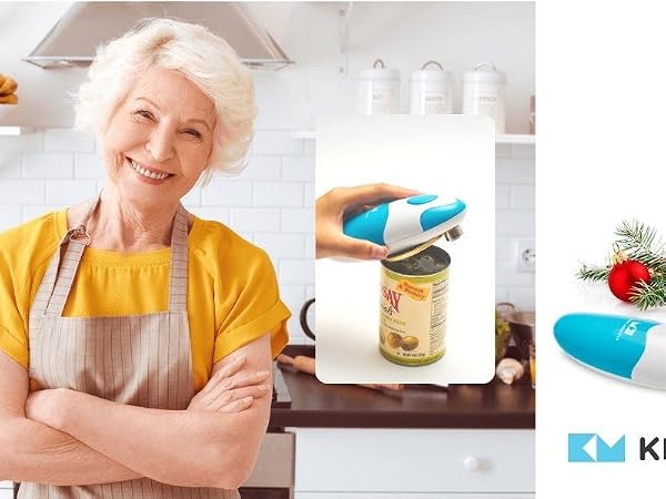 kitchen mama handheld electric can opener side can opener camping can opener battery operated