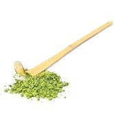 1Pc Brown Bamboo Matcha Scoop Japanese Chashaku Hooked Green Tea Spoon for Tea Ceremony 18cm, Tea...
