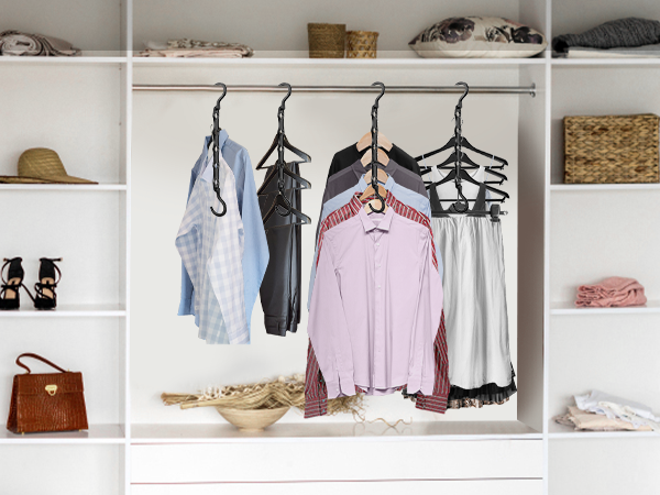 hangers space saving magic hangers dorm room essentials closet organizer
