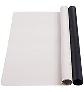 Silicone Mat - 2 Pack Silicone Craft Mats for Resin Epoxy Crafts Art, 15.7” x 11.8” Silicone Resi...