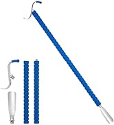 Metal Shoe Horn & Dressing Stick - Sock Remover Tool Independent Living Aids for Elderly Disabled...