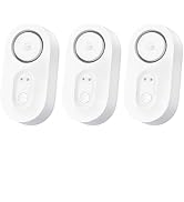 GoveeLife Water Leak Detector 3 Pack with 105dB Adjustable Alarm, Water Alarm with Dual Sets Sens...