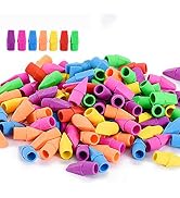 Sooez 120 Pack Pencil Erasers, Pencil Top Erasers Cap Erasers Eraser Tops Pencil Eraser Toppers E...