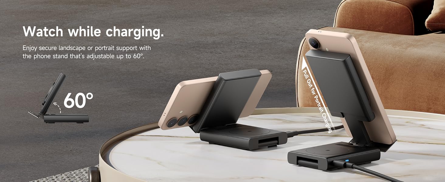 Watch while charging