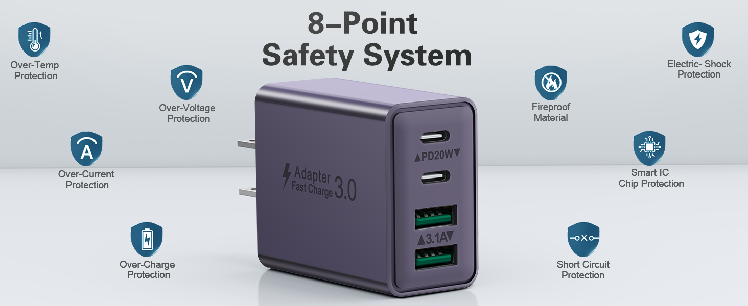 usb charging blocks fast charge