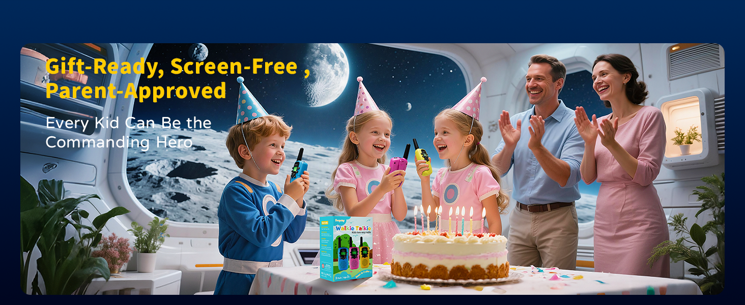 Perfect Screen-free Birthday Gifts-walkie talkies toys