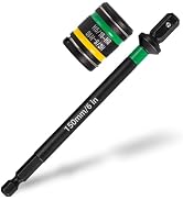HitScrews 6" Cleanable & Reversible 4-in-1 Extra Long Magnetic Nut Driver S2 Steel Impact Socket ...