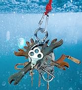 MIKEDE Double Sided Fishing Magnets Kit, Strong 1300Lbs Pulling Neodymuim Magnet Fishing with 65f...