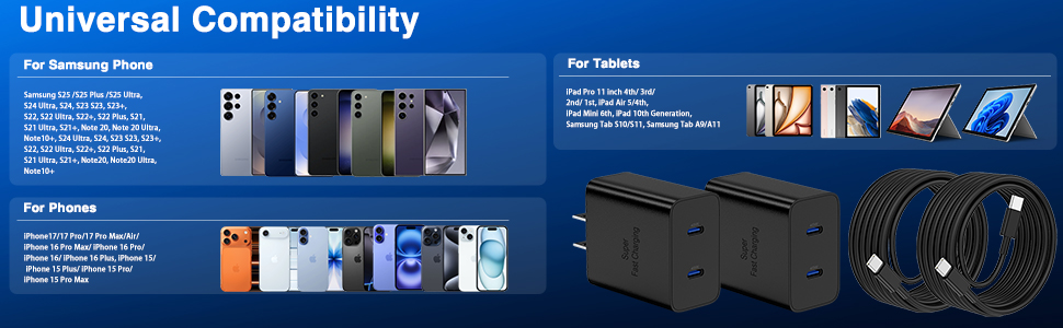 45w 2Port Charger 2pack