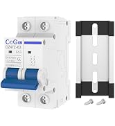 DC Miniature Circuit Breaker, CGELE 2 Pole 63 Amp 1000V DC Disconnect Switch for Solar PV Systems...