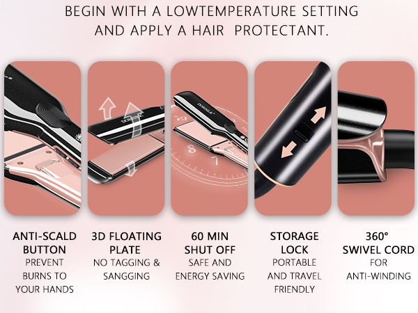 hair straightener for curly hair