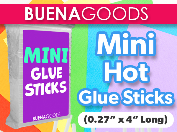 fabric gluegun crafts clear mini classroom 4 hot skinny temp stick oval inch small gluesticks craft