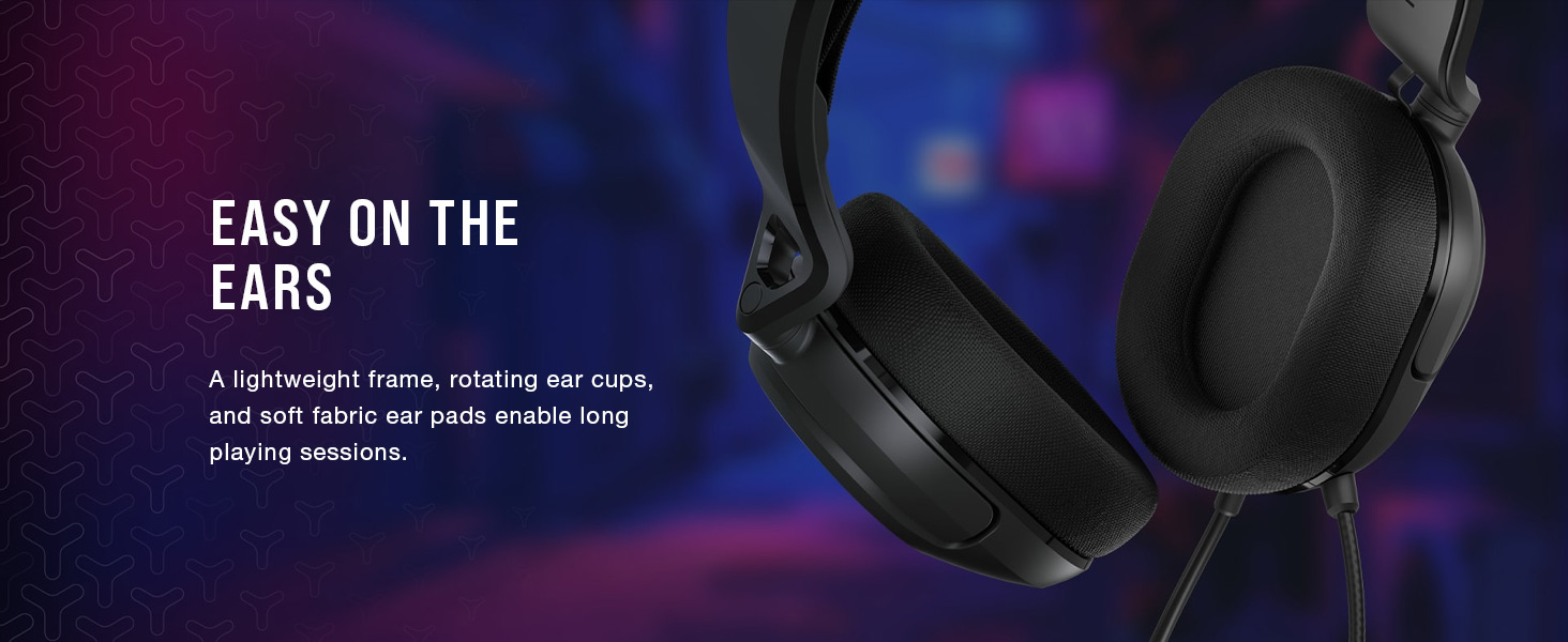 lightweight Headset, gaming headset, MULTIPLATFORM GAMING HEADSET