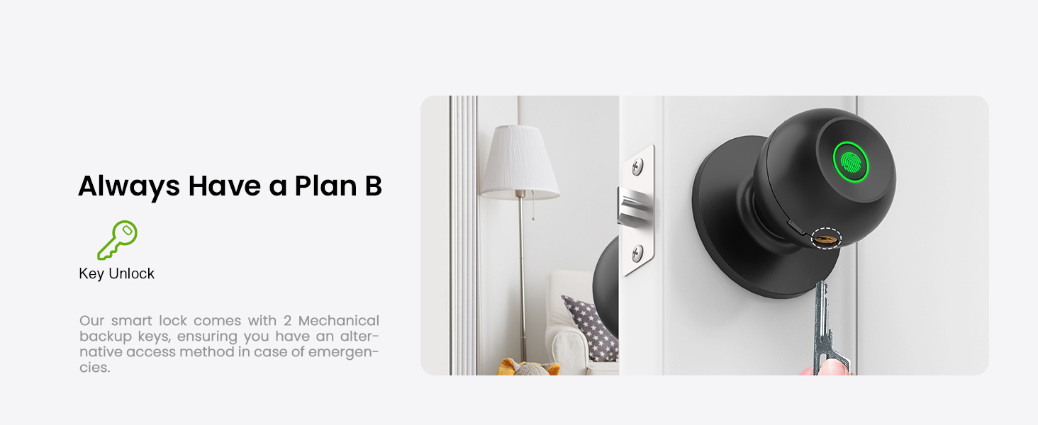 ghome smart lock for bedroom fingerprint remote control