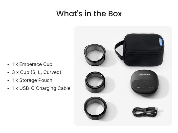 Complete Cupping Kit: Includes Device, Multiple Cups, Storage Case & USB-C Quick Charger