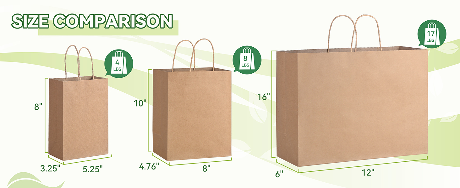 paper bags with handles bulk