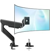MOUNT PRO Heavy Duty Monitor Arm for Screens up to 57", Holds up to 66 lbs | Aluminum Ultrawide M...