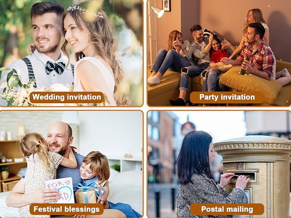 blank note cards and envelopes A7 wedding Invitation birthday Party postal mailing card making kit