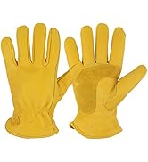 KKOYING Winter Leather Work Gloves