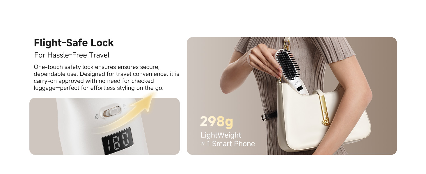 hair straightener brush