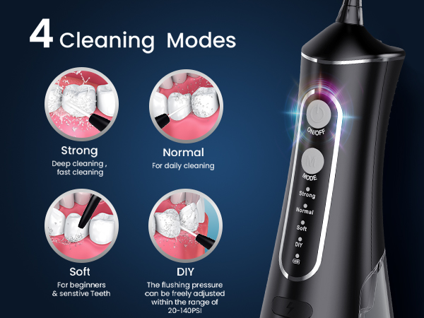 4 Tailored Cleaning Modes