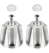 Enhon Faucet Handles, 2 Piece Hot and Cold Faucet Knobs Compatible with Price Pfister Verve Tub S...
