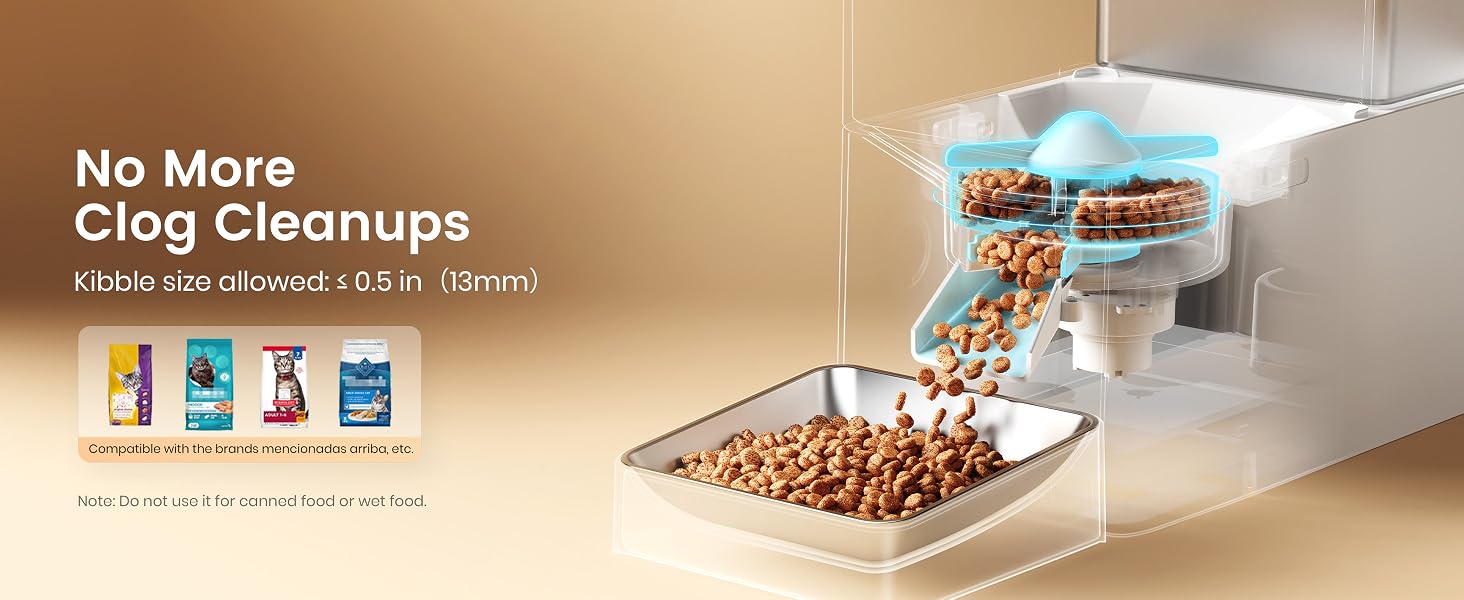 oneisall Automatic Cat Feeder and Water Dispenser