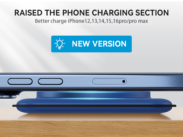 Upgraded raised design, does not cover the camera