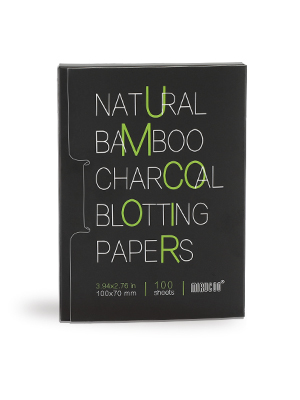 Natural Bamboo Charcoal Blotting Papers