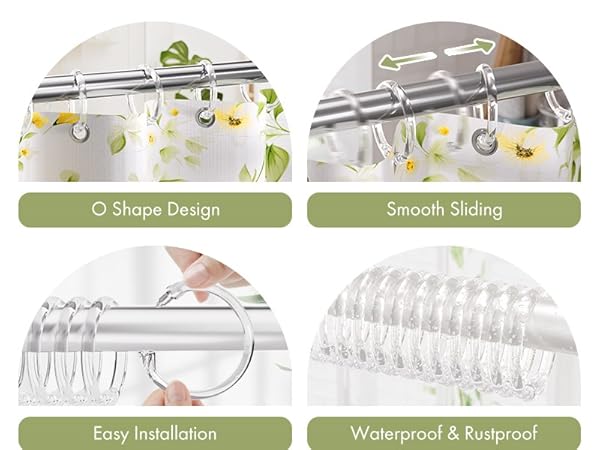 rust proof shower curtain hooks shower rod hooks shower curtain hooks plastic shower curtain rings