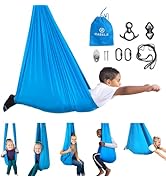 Harkla Sensory Swing - Indoor Sensory Swing for Kids - Sensory Toys - Comes with Heavy Duty Hardw...