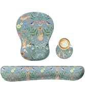 WINTOJO Mouse Pad Wrist Rest Support Keyboard Set Circle Coaster Gaming Mouse Pad Ergonomic Gel M...