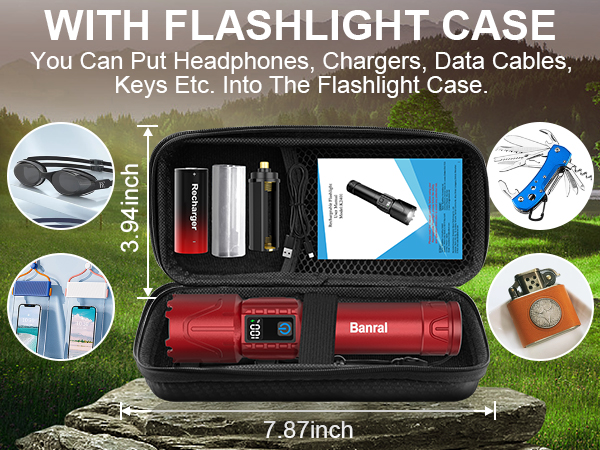 WITH FLASHLIGHT CASE