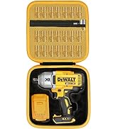 khanka Hard Carrying Case Replacement for DEWALT 20V MAX XR Brushless High Torque Impact Wrench D...