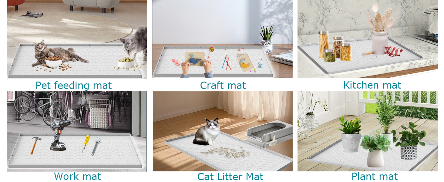 large cat litter mat