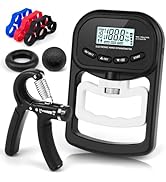 IMENSEAS Grip Strength Trainer 7 Pack, Grip Strength Tester Trainer, Hand Grip Strengthener Adjus...