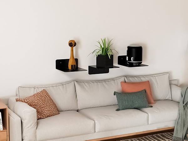Small Floating Shelves for Living Room