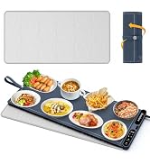 Homelove Warming Mat for Food - Fast Full Surface Electric Warming Tray with 7 Temp-Settings & 8H...