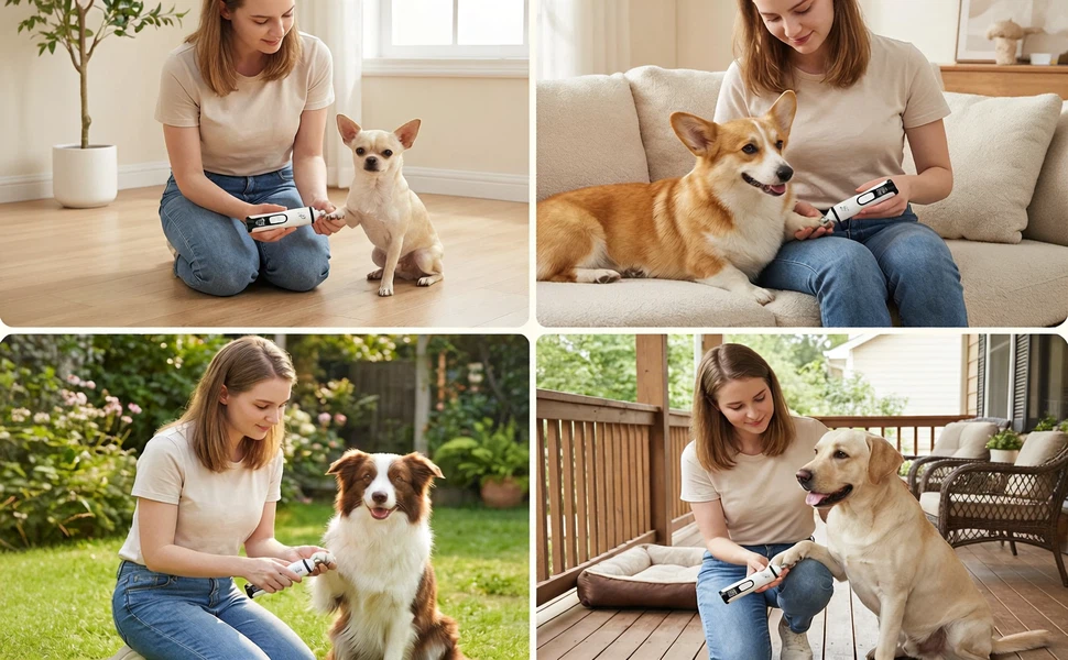 2026 New Ultra Quiet Pets Nail Grinder