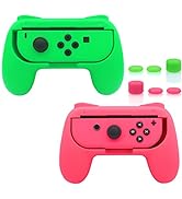FASTSNAIL Grips Compatible with Nintendo Switch for Joy Con & OLED Model for Joycon, Wear-resista...