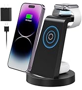 3 in 1 Charging Station for Apple Device, Wireless Charger for iPhone 16 15 14 13 12 11 Pro Max &...