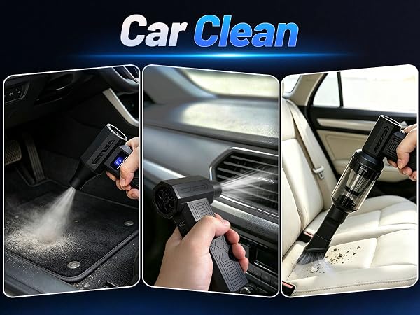 Mini Blower Compressed Air Duster Electric Air Duster, 4-Gear Adjustable for Car
